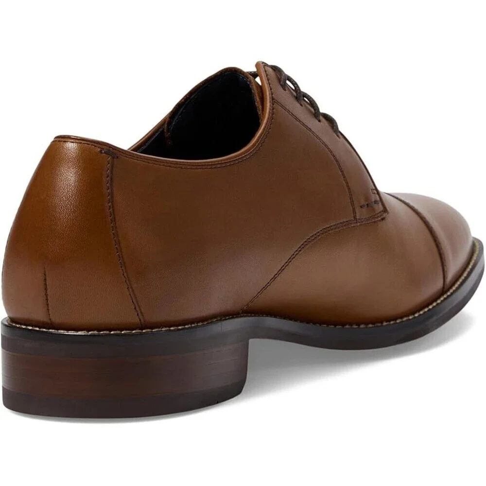 Cole Haan Lenox Hill C11632 Oxfords Men's 9 Brown Cap Toe Dress Shoes ZOGG377